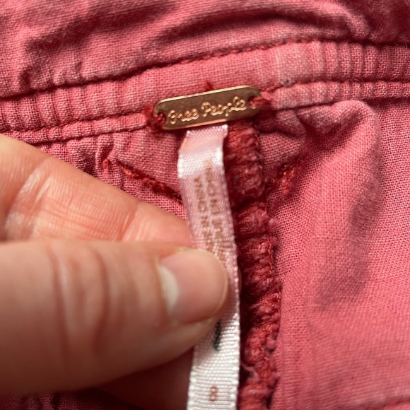 Free People Pink Corduroy Flare Pants - Picture 3 of 3